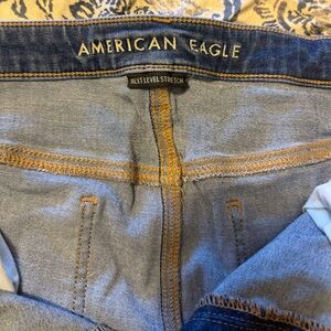 American Eagle Dark Blue High-Rise Jeggings